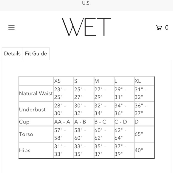 NWT WET - Swimwear Woman’s One pice Bathing Suit Size L - Picture 9 of 9